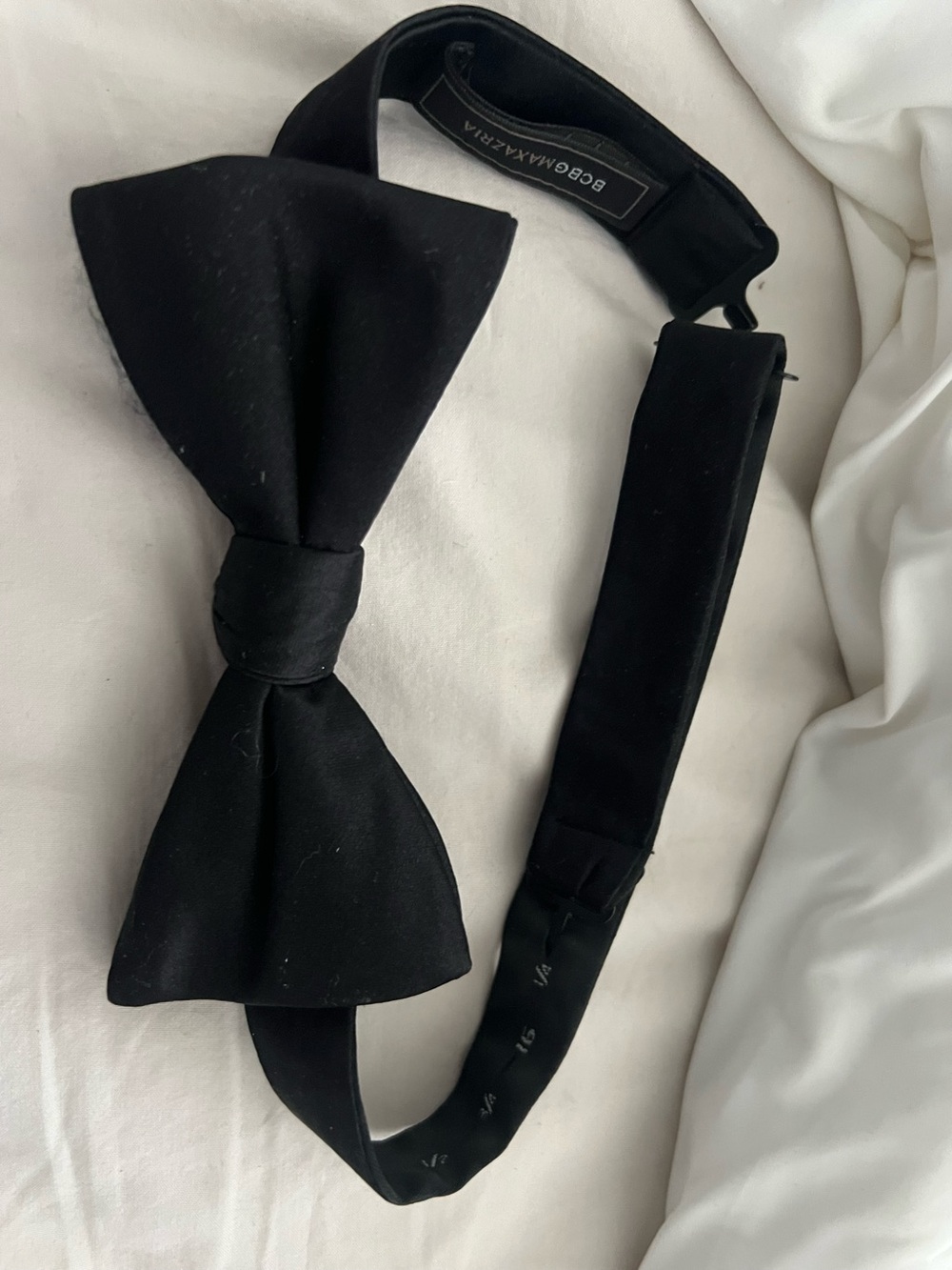 BCBGMaxAzria Black Pre-Tied Bow Tie